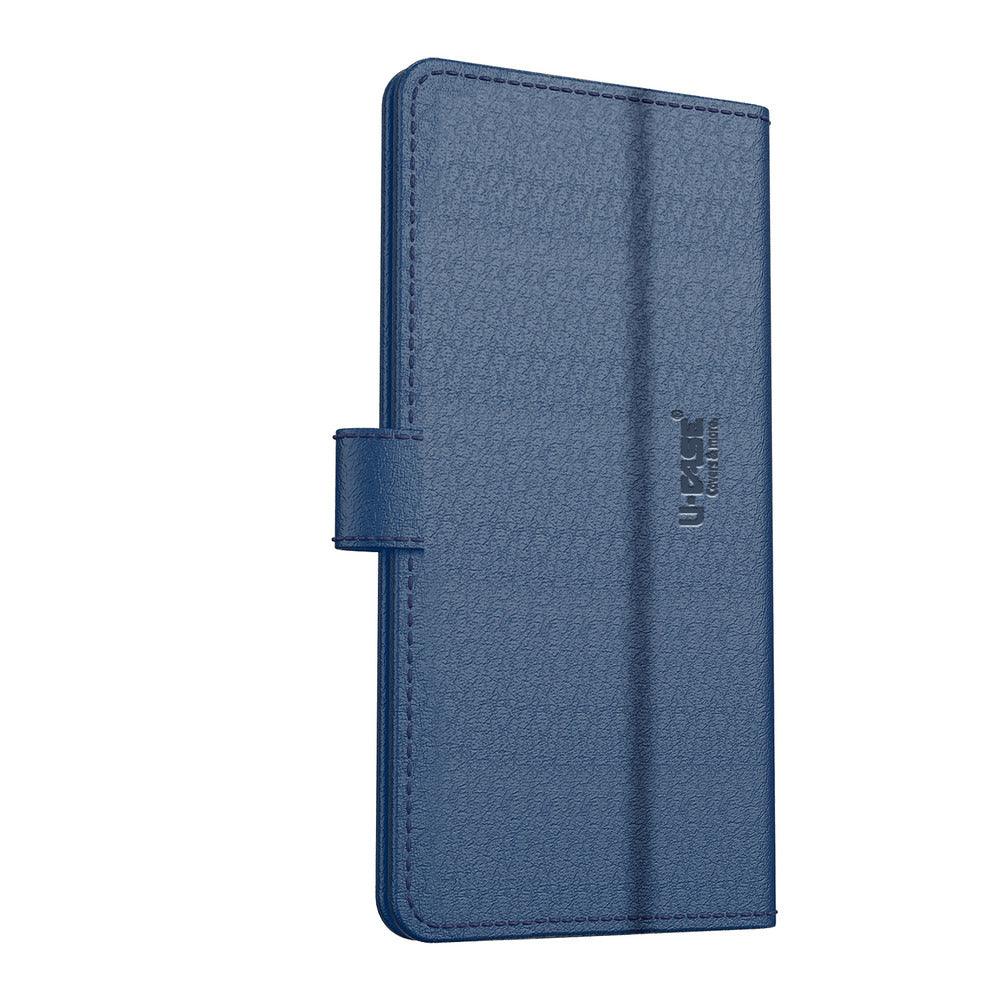 Vivo T3x 5G U-CASE Magnetic Flip Cover Vegan Foldable Stand & Pocket Magnetic Closure - Aibex